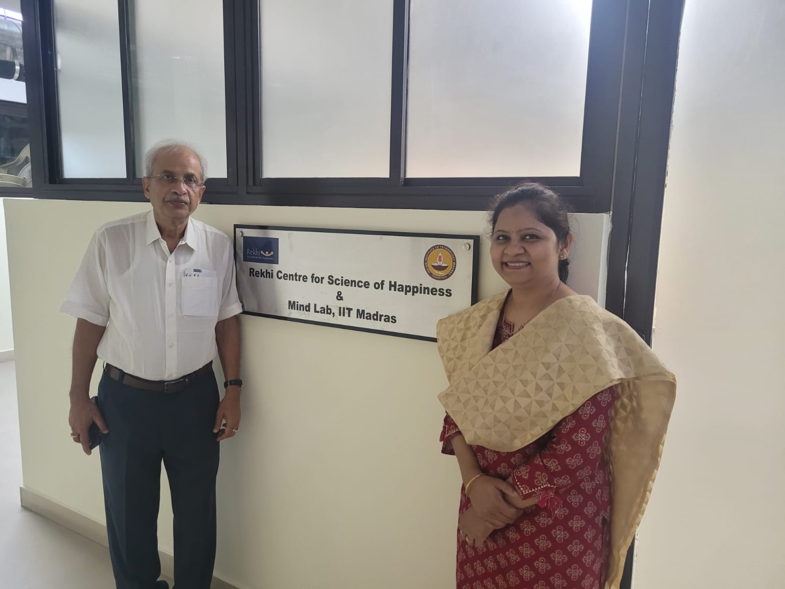 Professor Manas Mandal visits Rekhi Center for Science of Happiness
